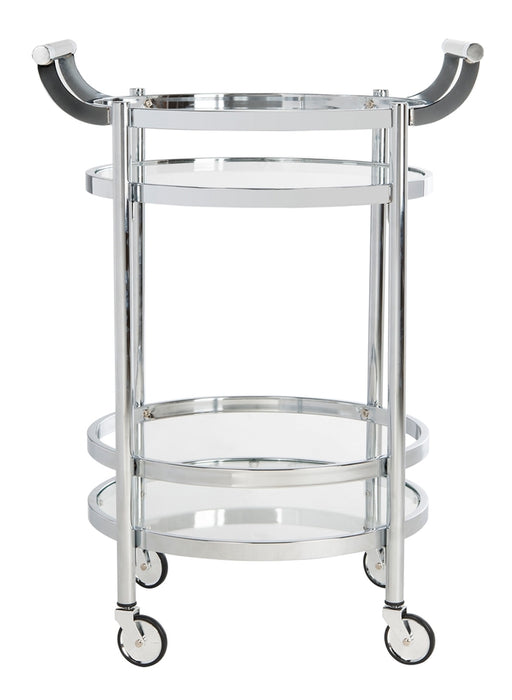Sienna 2 Tier Round Bar Cart - Cool Stuff & Accessories