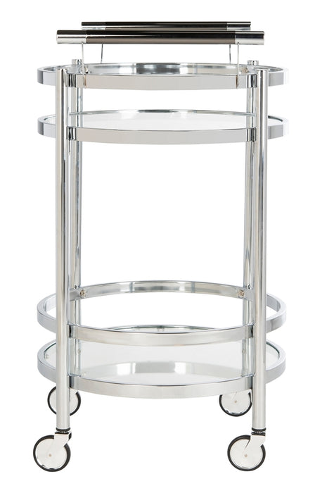 Sienna 2 Tier Round Bar Cart - Cool Stuff & Accessories