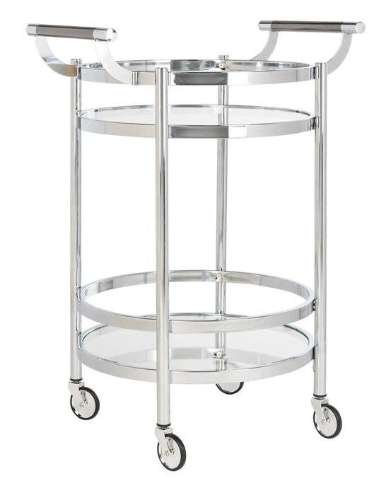 Sienna 2 Tier Round Bar Cart - Cool Stuff & Accessories