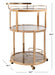 Rio 3 Tier Round Bar Cart And Wine Rack - Cool Stuff & Accessories