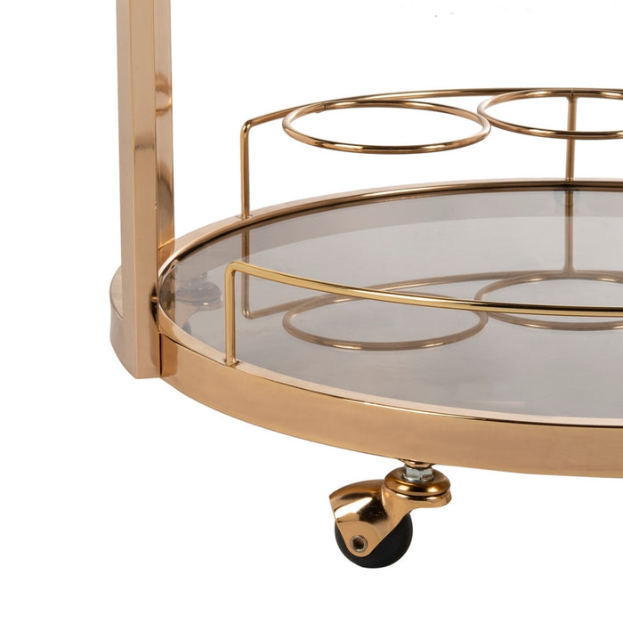 Rio 3 Tier Round Bar Cart And Wine Rack - Cool Stuff & Accessories