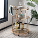 Rio 3 Tier Round Bar Cart And Wine Rack - Cool Stuff & Accessories