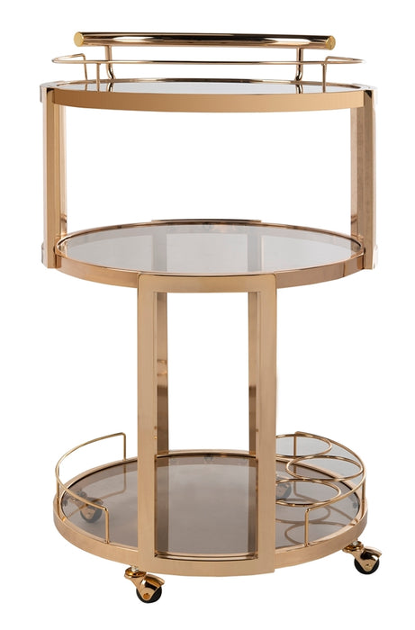 Rio 3 Tier Round Bar Cart And Wine Rack - Cool Stuff & Accessories