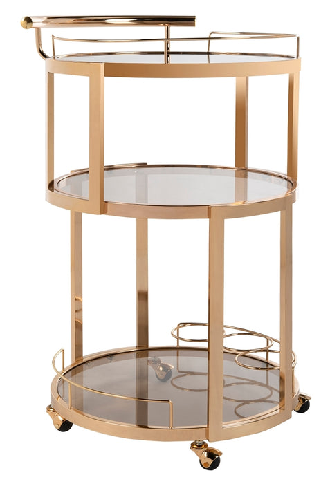 Rio 3 Tier Round Bar Cart And Wine Rack - Cool Stuff & Accessories