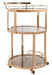 Rio 3 Tier Round Bar Cart And Wine Rack - Cool Stuff & Accessories