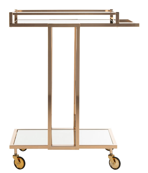 Capri 2 Tier Rectangle Bar Cart - Cool Stuff & Accessories