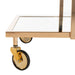 Capri 2 Tier Rectangle Bar Cart - Cool Stuff & Accessories