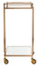 Capri 2 Tier Rectangle Bar Cart - Cool Stuff & Accessories