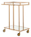 Capri 2 Tier Rectangle Bar Cart - Cool Stuff & Accessories