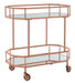 Silva 2 Tier Octagon Bar Cart/Rose Gold - Cool Stuff & Accessories