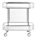 Silva 2 Tier Octagon Bar Cart/Silver - Cool Stuff & Accessories