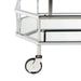 Silva 2 Tier Octagon Bar Cart/Silver - Cool Stuff & Accessories