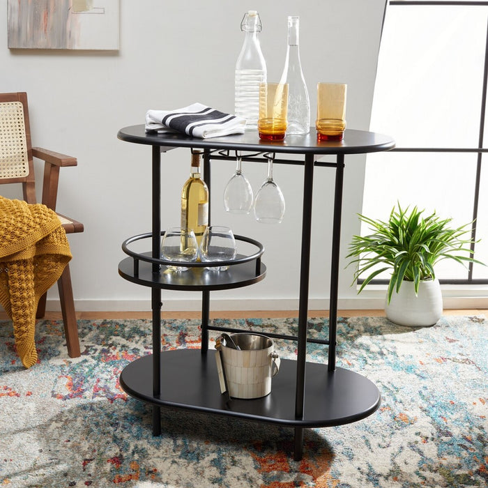 Iva 3 Tier Swivel Bar Table/Black - Cool Stuff & Accessories