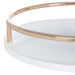 Iva 3 Tier Swivel Bar Table/White Gold - Cool Stuff & Accessories
