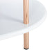 Iva 3 Tier Swivel Bar Table/White Gold - Cool Stuff & Accessories