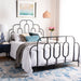 Paloma Metal Retro Bed/Black/Full - Cool Stuff & Accessories