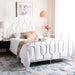 Paloma Metal Retro Bed/Full/White - Cool Stuff & Accessories