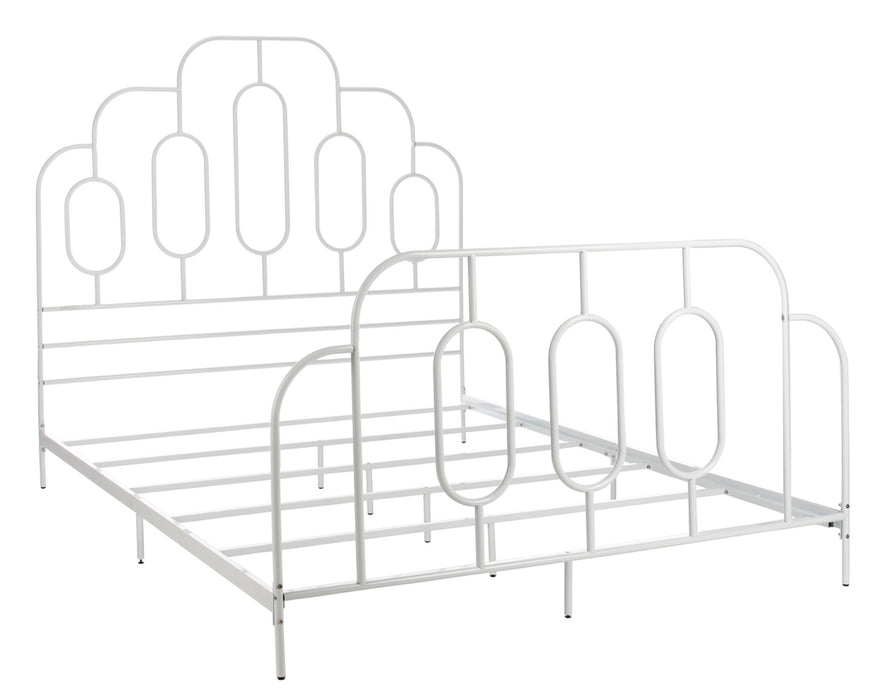 Paloma Metal Retro Bed/Queen/White - Cool Stuff & Accessories