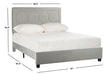 Solania Bed Full/Grey - Cool Stuff & Accessories