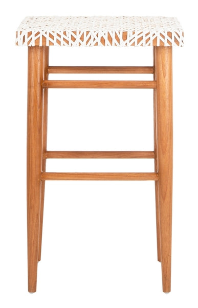 Kaleo Woven Leather Barstool - Cool Stuff & Accessories
