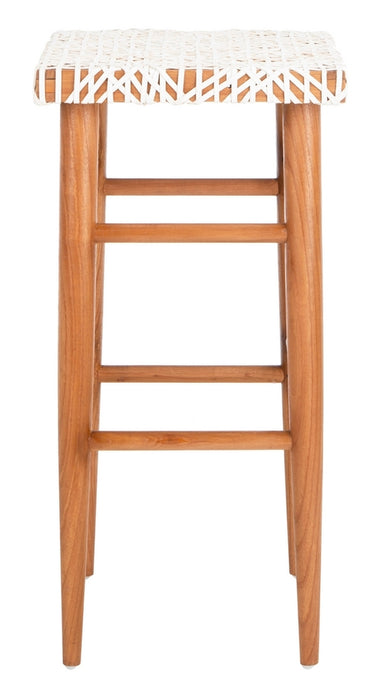Kaleo Woven Leather Barstool - Cool Stuff & Accessories