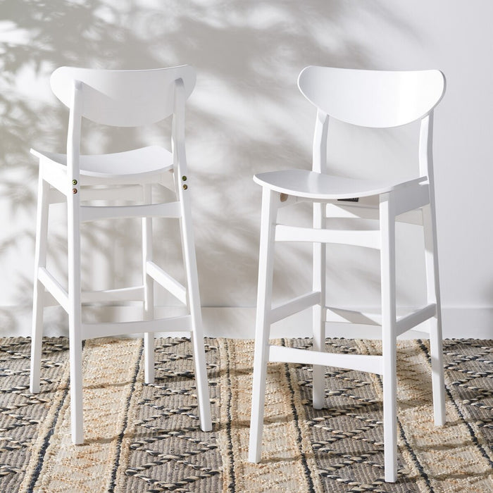 Thaxton Bar Stool/White
