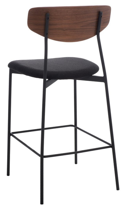 Ryker Counter Stool/ Walnut Black - Cool Stuff & Accessories
