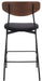 Ryker Counter Stool/ Walnut Black - Cool Stuff & Accessories