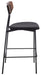 Ryker Counter Stool/ Walnut Black - Cool Stuff & Accessories