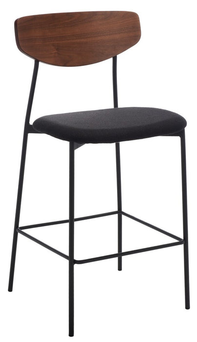 Ryker Counter Stool/ Walnut Black - Cool Stuff & Accessories