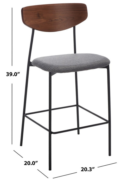 Ryker Counter Stool/ Walnut grey - Cool Stuff & Accessories