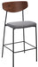 Ryker Counter Stool/ Walnut grey - Cool Stuff & Accessories
