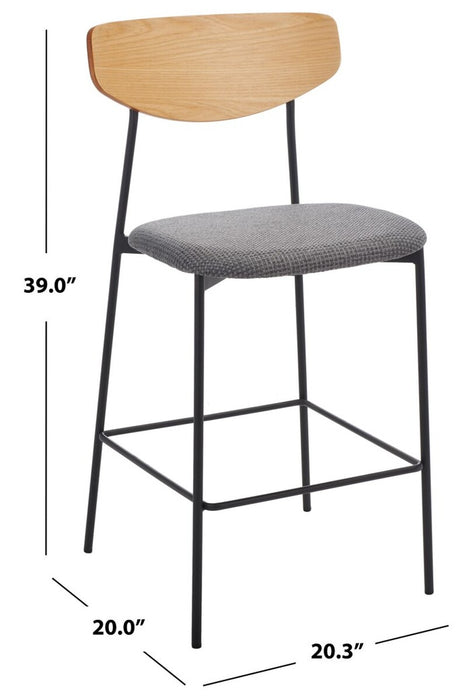 Ryker Counter Stool/ Oak Grey - Cool Stuff & Accessories