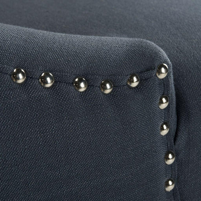 Eleni Tufted Wing Back Counter Stool/Navy - Cool Stuff & Accessories