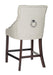 Eleni Tufted Wing Back Counter Stool/Light Grey - Cool Stuff & Accessories
