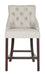 Eleni Tufted Wing Back Counter Stool/Grey - Cool Stuff & Accessories