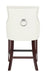 Eleni Tufted Wing Back Counter Stool/White - Cool Stuff & Accessories