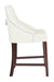 Eleni Tufted Wing Back Counter Stool/White - Cool Stuff & Accessories