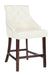 Eleni Tufted Wing Back Counter Stool/White - Cool Stuff & Accessories