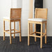 Tojo Cushioned Cane Bar Stool - Cool Stuff & Accessories