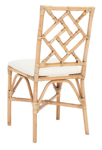 Bhumi Accent Chair W/ Cushion/Brown/White