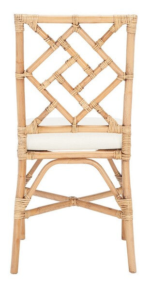 Bhumi Accent Chair W/ Cushion/Brown/White