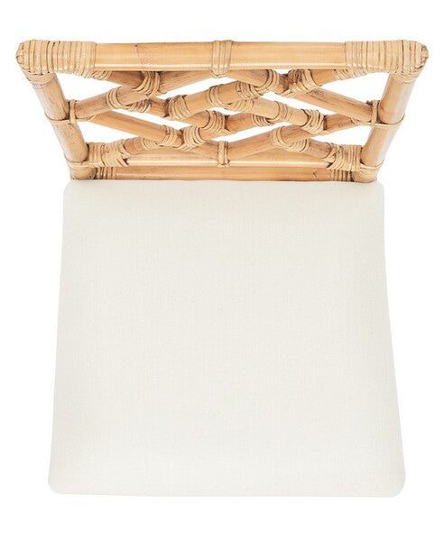 Bhumi Accent Chair W/ Cushion/Brown/White