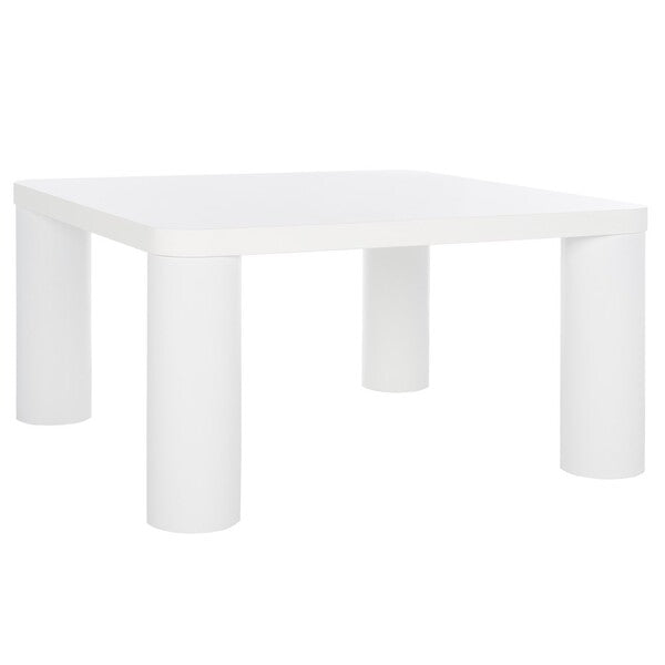 Aldous Square Coffee Table/White