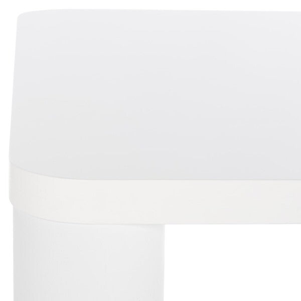Aldous Square Coffee Table/White