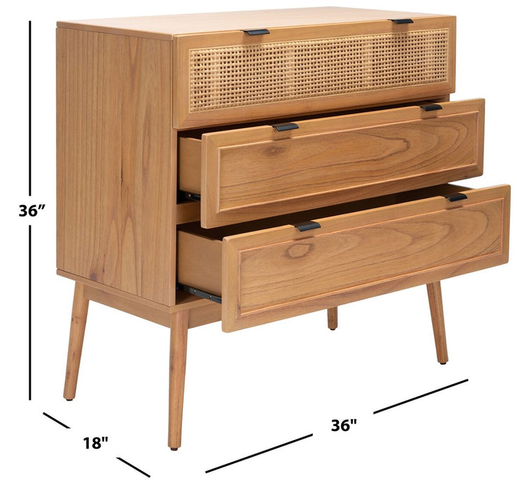 Baisley 3 Drawer Rattan Chest - Cool Stuff & Accessories