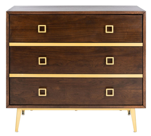 Katia 3 Drawer Chest/Walnut - Cool Stuff & Accessories