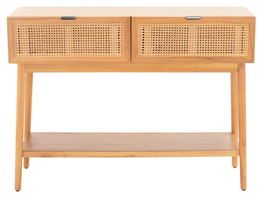 Baisley 2 Drawer Rattan Console Table - Cool Stuff & Accessories