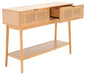 Baisley 2 Drawer Rattan Console Table - Cool Stuff & Accessories
