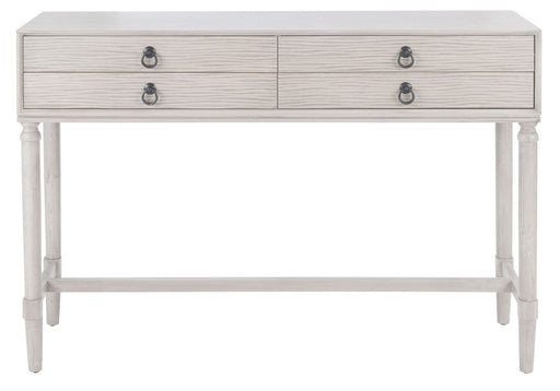 Aliyah 4 Drawer Greige Console Table - Cool Stuff & Accessories